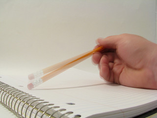 escribiendo